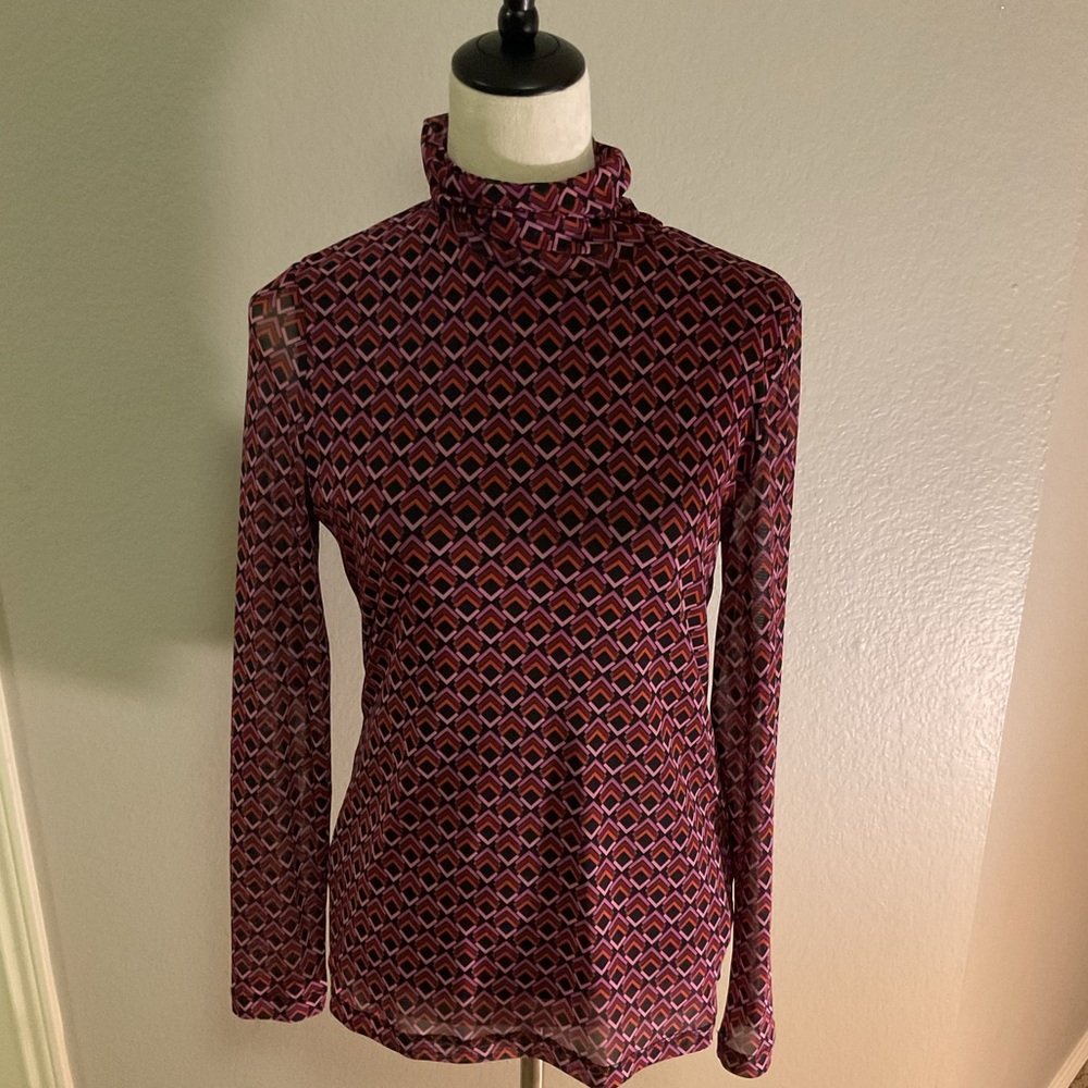Polyester turtleneck with liner size M